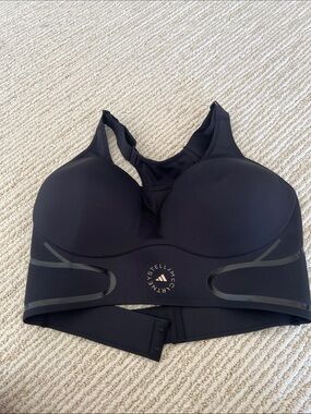 Adidas by Stella McCartney Black High-Impact Padded Sports Bra
